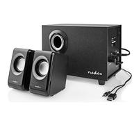 Nedis CSPR10021BK 2.1 Stereo PC Speaker System with Mini-Jack
