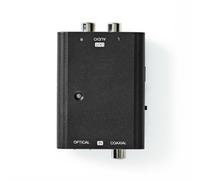 Nedis Digital Audio Converter Dac, Digital Toslink Or Coaxial S/pdif To Analog Stereo Rca, Usb Powered