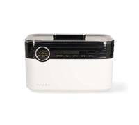 Nedis Digital Ultrasonic Jewellery Cleaner, 1800 ml Tank, 43 kHz Sonic Cleaning, 3 Modes with LED Timer - White