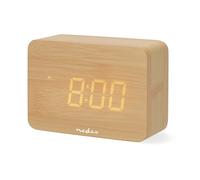 Nedis Digital Wooden Desk Alarm Clock