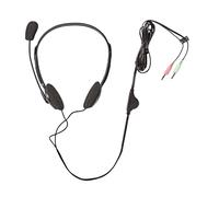 Nedis Dual Jack 3.5mm Supra-Aural Stereo PC Headset with Foldable Microphone