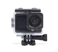 NEDIS Dual Screen Wi-Fi Action Cam, 1080p 30fps HD Video, 12MP Photos, 2” TFT Back Screen 1.3” Front Screen, Waterproof 30m, Burst Mode, Loop Recording