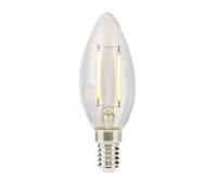 Nedis E14 Candle Retro Filament LED Bulb 2.2 W 470 lm, Transparent