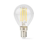 Nedis E14 LED bulb retro style filament G45 energy saving 4.5W, Transparent [EEK: F]