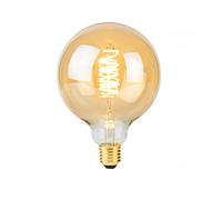 Nedis E27 G125 3.8W 250 lm Dimmable LED Filament Bulb Low Consumption, Gold