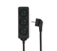 Nedis Extension Multiprise 3 Ways 3680W 16A Ground Pin 3m Type E France