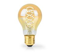 Nedis Filament LED Bulb E27 A60 3,8W 250lm 2100K Dimmable Vintage, Golden