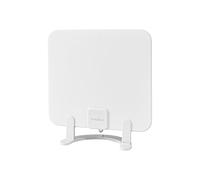 Nedis Flat Indoor TV Antenna DVB-T / T2 DAB+ FM 30dB Gain 25km Range, White