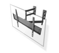 Nedis Full Motion Tv Wall Mount 32 - 70" Maximum Weight 40 Kg, Tiltable, Rotatable, 3 Pivot Points, Steel - Black
