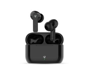 Nedis Fully Wireless Noise Cancelling Earphones Buds Wireless Charging Black