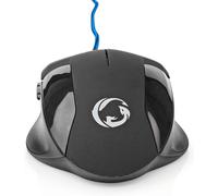 NEDIS Gaming Mouse, Wired 6-Button Optical Mouse with up to 7200 DPI, USB Power