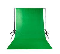 Nedis Green Studio Backdrop Kit with Stand and Tripods