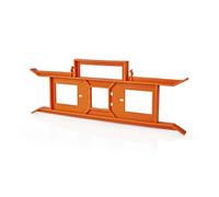 NEDIS H Frame Cable Organiser Carrier Holder - Keeps Your Cable Tidy and Tangle Free - Ideal for Christmas Lights, Extensions Leads, Garden Tool Wires - Orange