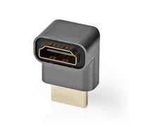 Nedis HDMI Adapter Connector to HDMI Female 270° Angled in Aluminum, Grey