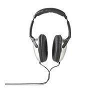 Nedis Over-Ear Wired Headphones, HiFi Headphones with Neodymium Drivers, Gold-Plated Connectors, Ergonomic Ear Cups, Adjustable Padded Headband - 6.00m Cable
