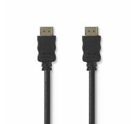 Nedis High Speed HDMI Cable with Ethernet, HDMI Connector - HDMI Connector, Black, 3.0 m
