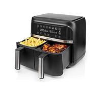 Nedis - Hot air fryer - Two separate baskets - High speed air circulation technology - 200°C-200°C - Timer from 1 to 60 minutes - Overheat protection - 2x3.8 L - SYNC function