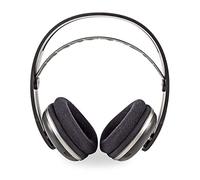 NEDIS HPRF210BK Wireless TV Headphones | RF | Over-Ear | Battery play time: up to 15 Hours | 100 m | Digital Audio | Charging dock | Black/Silver