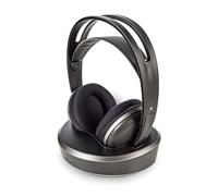 Nedis Wireless Headphones Radio Frequency RF Over-ear Charging Base Black/Silver