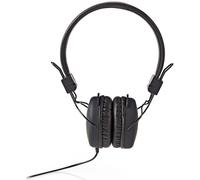 Nedis HPWD1100BK On-Ear Headphones with Mini-Jack Cable (Black)