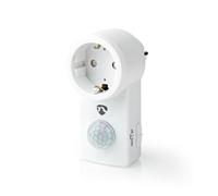 Nedis Indoor Motion Detector Type F 1200W 120° PIR Sensor 9m 3 à 2000 Lux, White