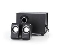 Nedis CSPR10021BK 2.1 Stereo PC Speaker System with Mini-Jack