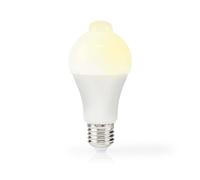 Nedis LED Bulb E27 A60 8,5W 806lm 3000K Frosted with Motion Sensor, White