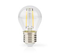 Nedis LED bulb E27 decorative G45 4,5 W dimmable retro style, Transparent [EEK: F]