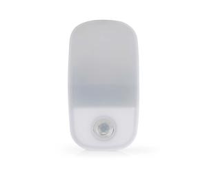 Nedis LED nightlight with automatic day/night and motion sensor, White