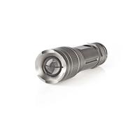 Nedis LED Torch 5W 330lm IPX5 Range 200m Aluminium, Grey