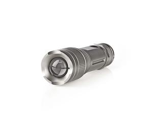 Nedis LED Torch 5W 330lm IPX5 Range 200m Aluminium, Grey