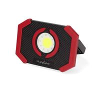 Nedis LED Work Lamp 10W 1000lm Rechargeable with Magnet Holder / Red