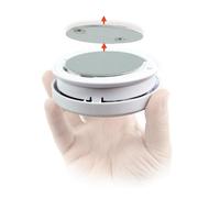 Nedis Magnetic Smoke Detector Mount Plate, Self Adhesive, 70mm
