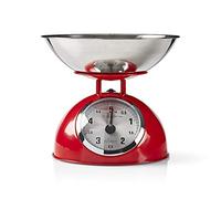 Retro Traditional Vintage Metal Mechanical Weight Baking 5kg Kitchen Scale Red