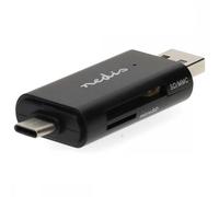Nedis MicroSD / SDHC / SDXC / Card Reader USB-C USB-A 2.0