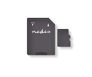 Nedis MicroSDXC Memory Card 64 GB, Extra Storage Fast Transfer Up to 90 Mbps, Class 10 UHS-I - Compatible with Digital Cameras, Action Cams, Camcorders, Tablets, Laptops and More