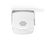 NEDIS Door Entry Alarm with Motion Sensor & 80 dB Chime, Wall & Ceiling Mount, White