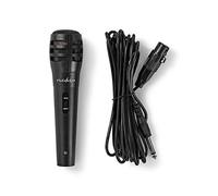 NEDIS MPWD15BK Uni-Directional Dynamic Microphone, sensitivity 72dB +/- 3dB, 80Hz-12kHz, Wired 5m,Black