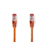 Nedis Network Cable CAT6 S/FTP, RJ45 Male - RJ45 Male, Orange, 0.15 m