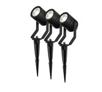 Nedis Pack of 3 Smart Garden Spotlights Zigbee 3.0 IP65 Budget Friendly