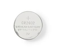 Nedis Pack of 5 Ready-to-use CR2032 3V DC Lithium Button Cells,