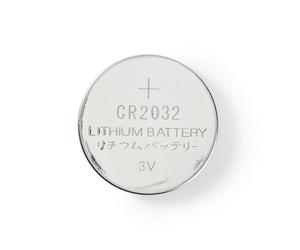 Nedis Pack of 5 Ready-to-use CR2032 3V DC Lithium Button Cells,