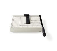 Nedis Paper and Photo Cutter with Safety Locking Device, Suitable for A4 and Smaller Sheets - Black/White