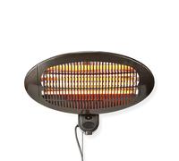 Nedis Patio Heater Wall Mounting 2000W Outdoor Space BBQ Heating