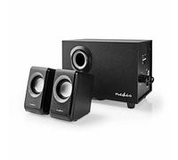 Nedis CSPR10021BK 2.1 Stereo PC Speaker System with Mini-Jack