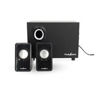 Nedis CSPR10021BK 2.1 Stereo PC Speaker System with Mini-Jack