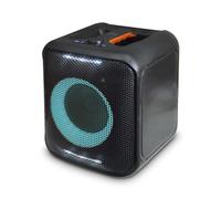 NEDIS Portable Bluetooth Cube Party Speaker, 150W Peak Power, with Mega Bass, LED Lights, 5hr Playtime, TWS, AUX/USB / 6.35mm Mic Input