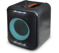 Nedis Portable Bluetooth Party Speaker Lights Heavy Bass Aux + 6.35mm Mic Input