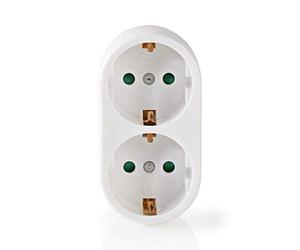 Nedis Power Outlet Splitter Contact with Protection