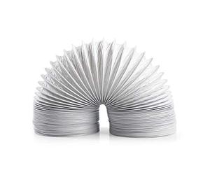 Nedis PVC Air Outlet Hose, Flexible PVC Hose for Tumble Dryers and Air Ventilation Systems to Vent Steam from Toilets Bathrooms Living Rooms - 100mm Diameter, 6.00m Length